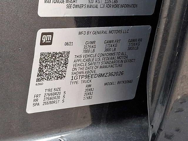 2021 GMC Sierra 1500 AT4