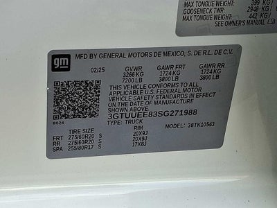 2025 GMC Sierra 1500 AT4