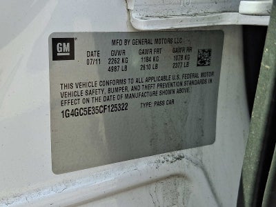 2012 Buick LaCrosse Leather