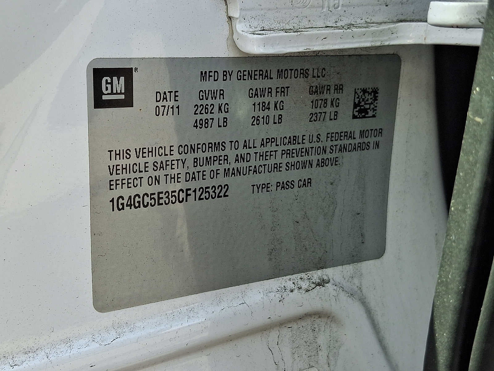 2012 Buick LaCrosse Leather