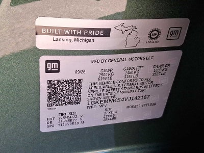2027 GMC Acadia Elevation