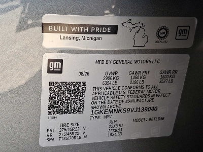 2027 GMC Acadia Elevation