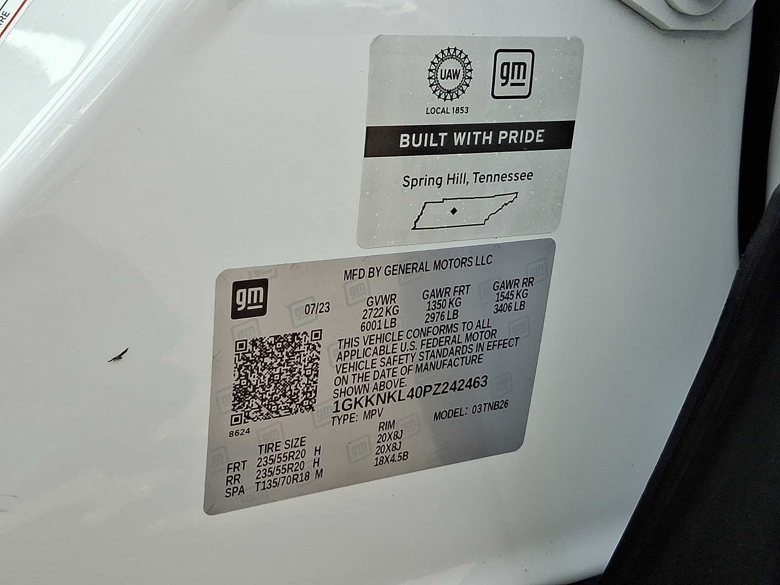 2023 GMC Acadia SLE
