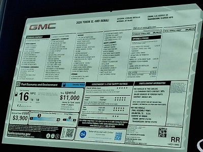 2026 GMC Yukon XL Denali