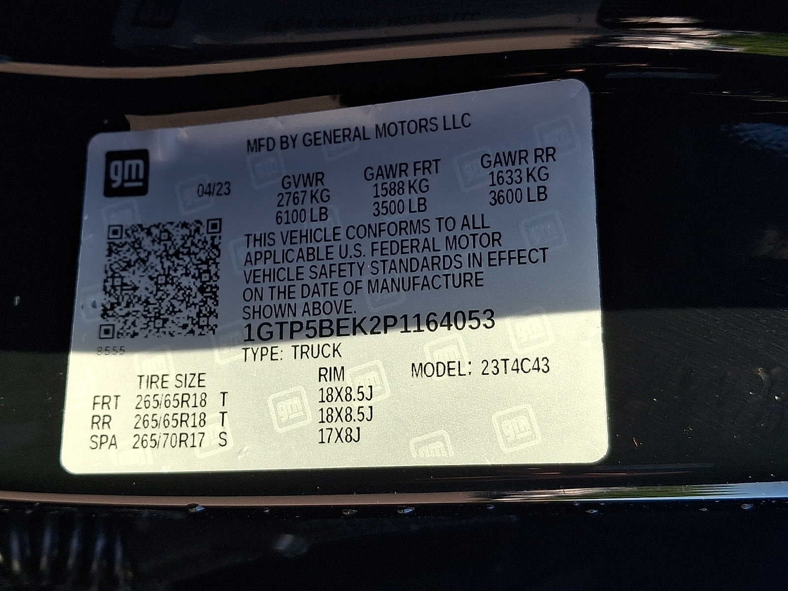 2023 GMC Canyon Elevation