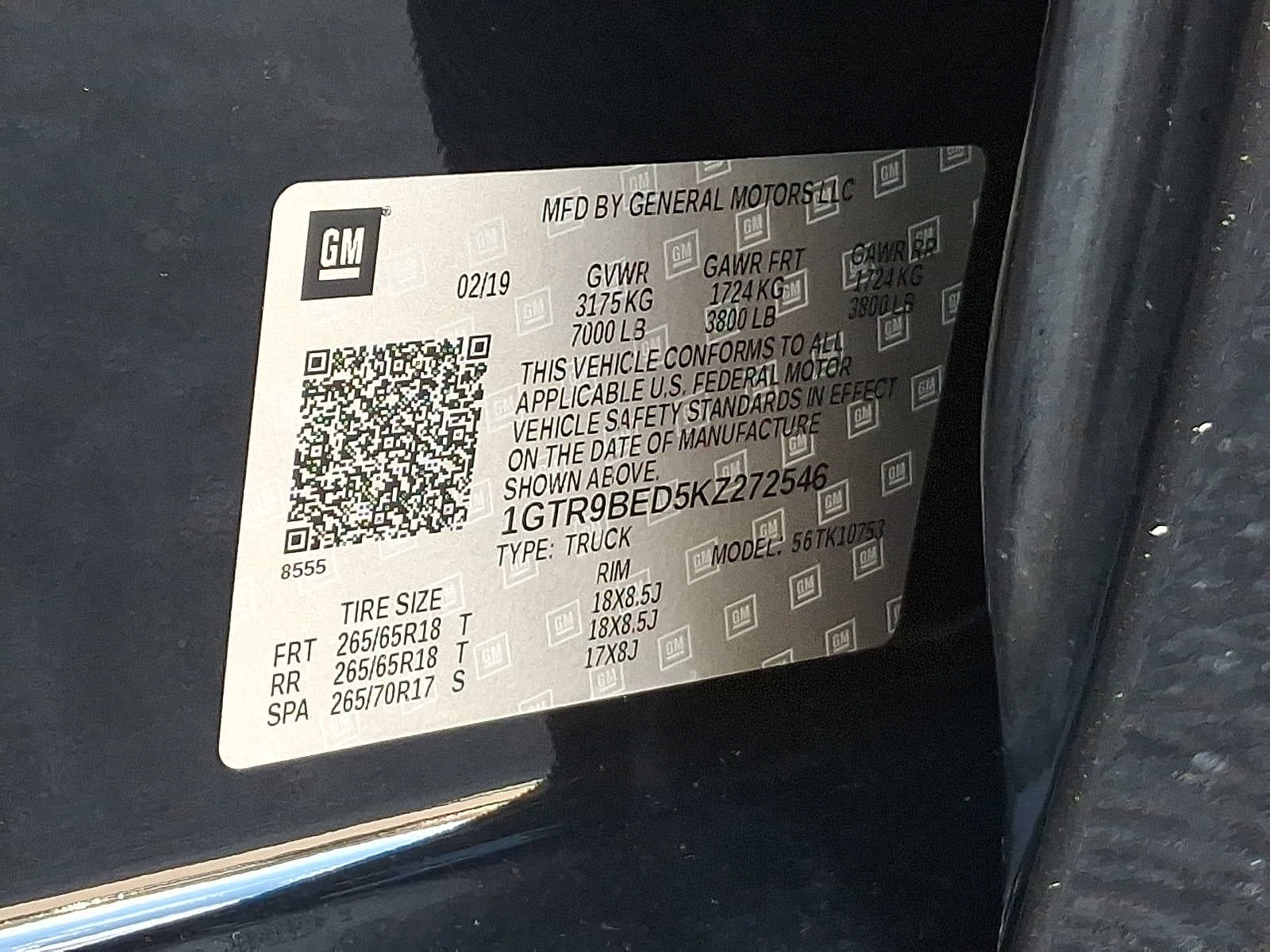 2019 GMC Sierra 1500 SLE