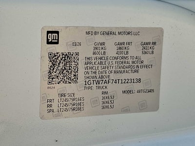 2026 GMC Savana Cargo Work Van