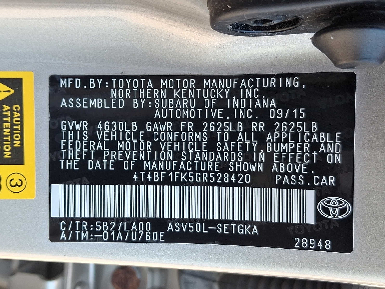 2016 Toyota Camry XLE