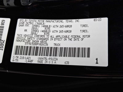 2023 Toyota Tundra 4WD Platinum Hybrid