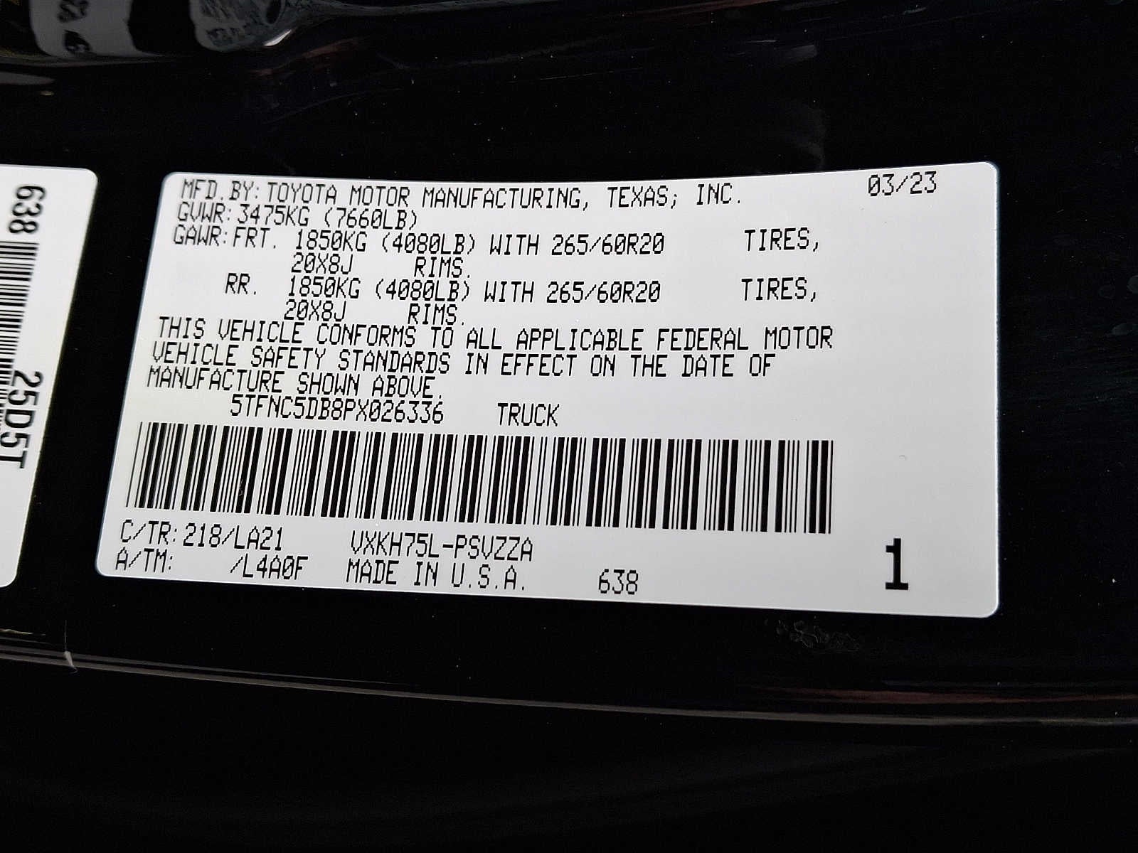 2023 Toyota Tundra 4WD Platinum Hybrid