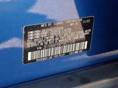 2023 Subaru WRX Premium