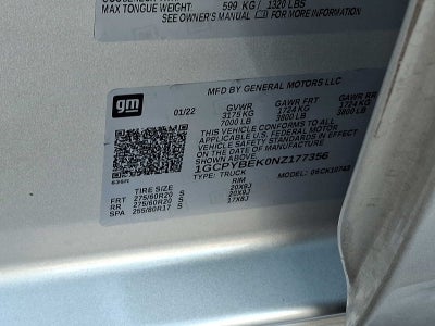 2022 Chevrolet Silverado 1500 LTD Custom