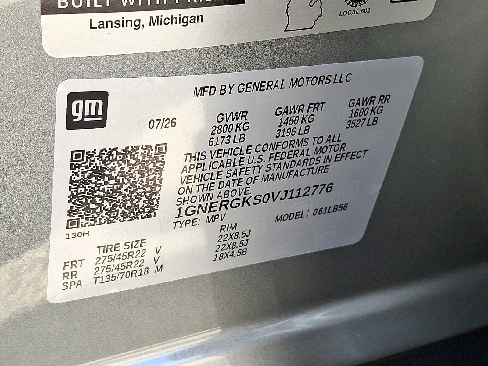 2027 Chevrolet Traverse LT