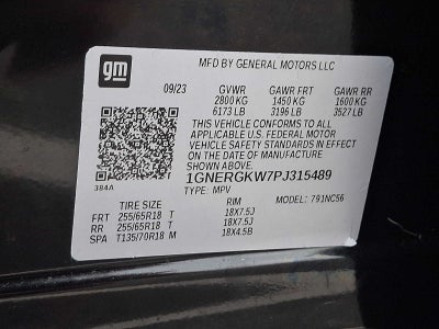 2023 Chevrolet Traverse LT Cloth
