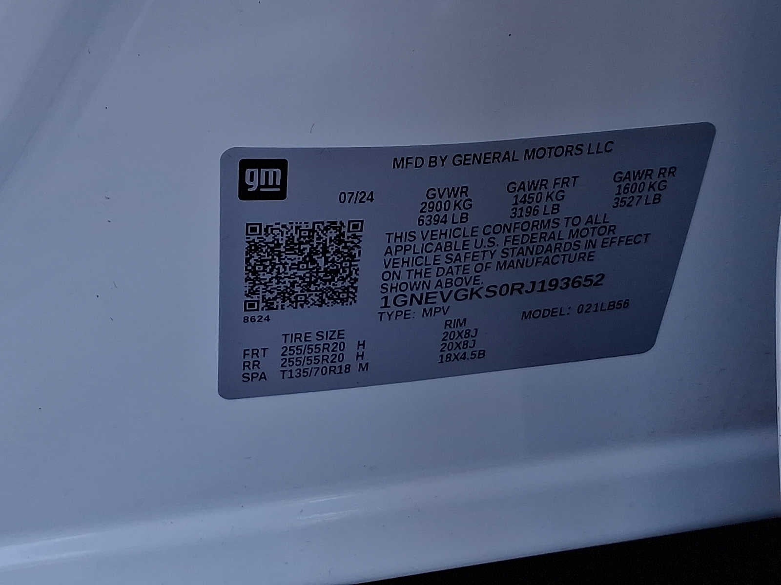 2024 Chevrolet Traverse LT