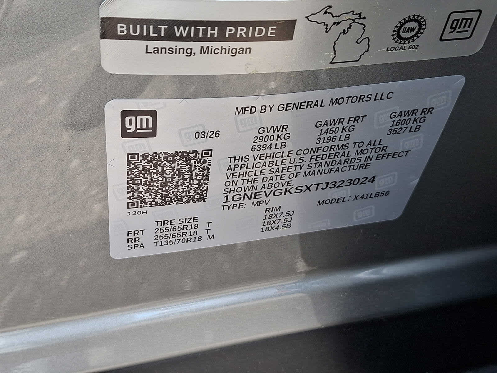 2026 Chevrolet Traverse LT