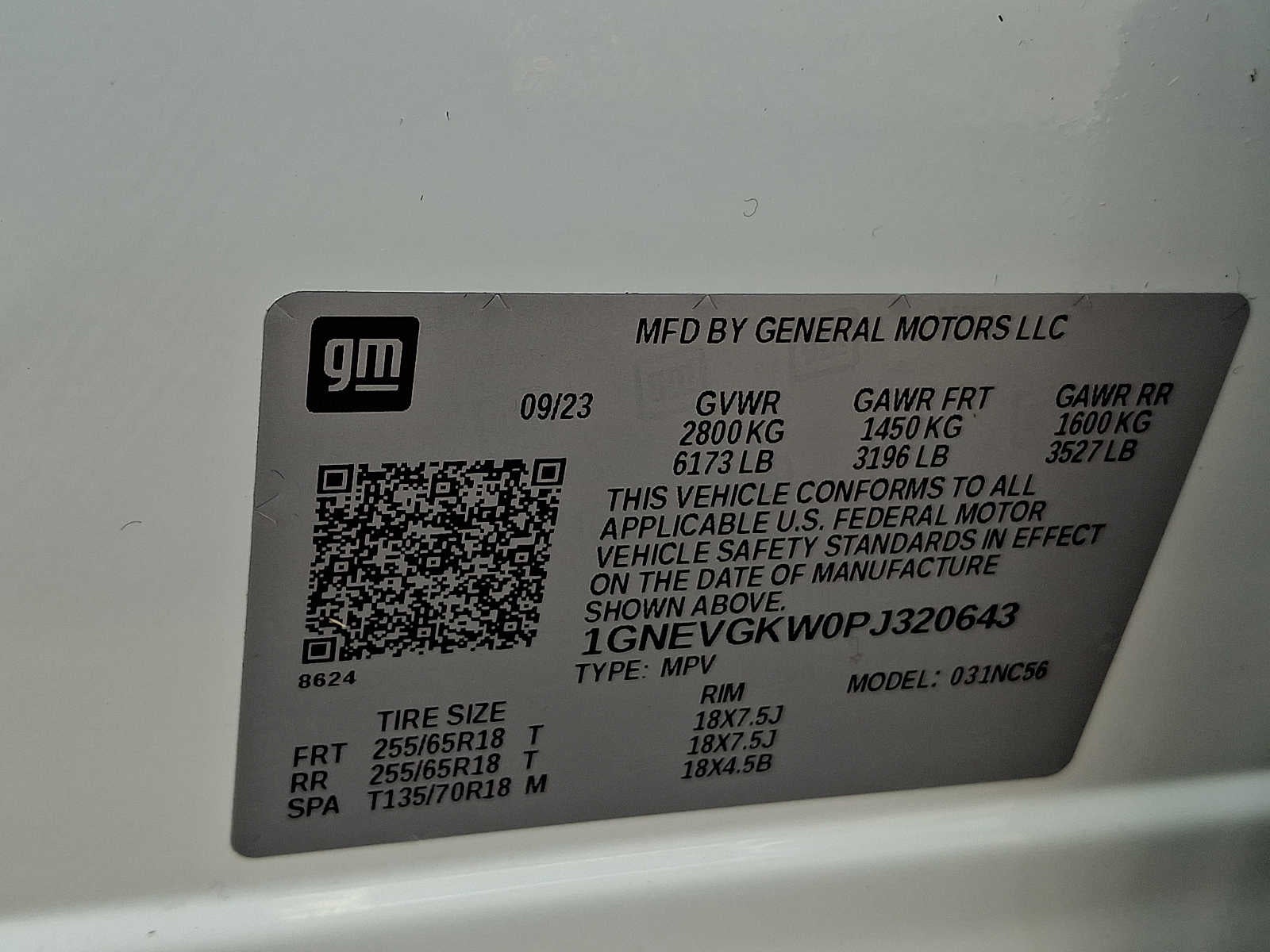 2023 Chevrolet Traverse LT Cloth