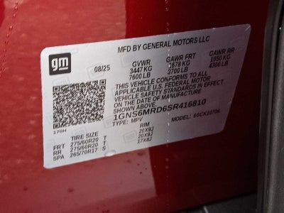 2025 Chevrolet Tahoe LS