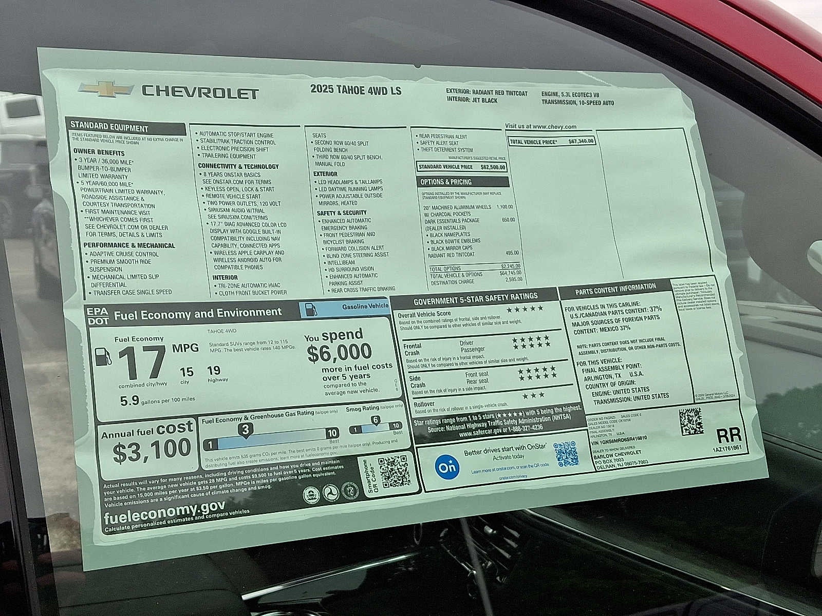 2025 Chevrolet Tahoe LS