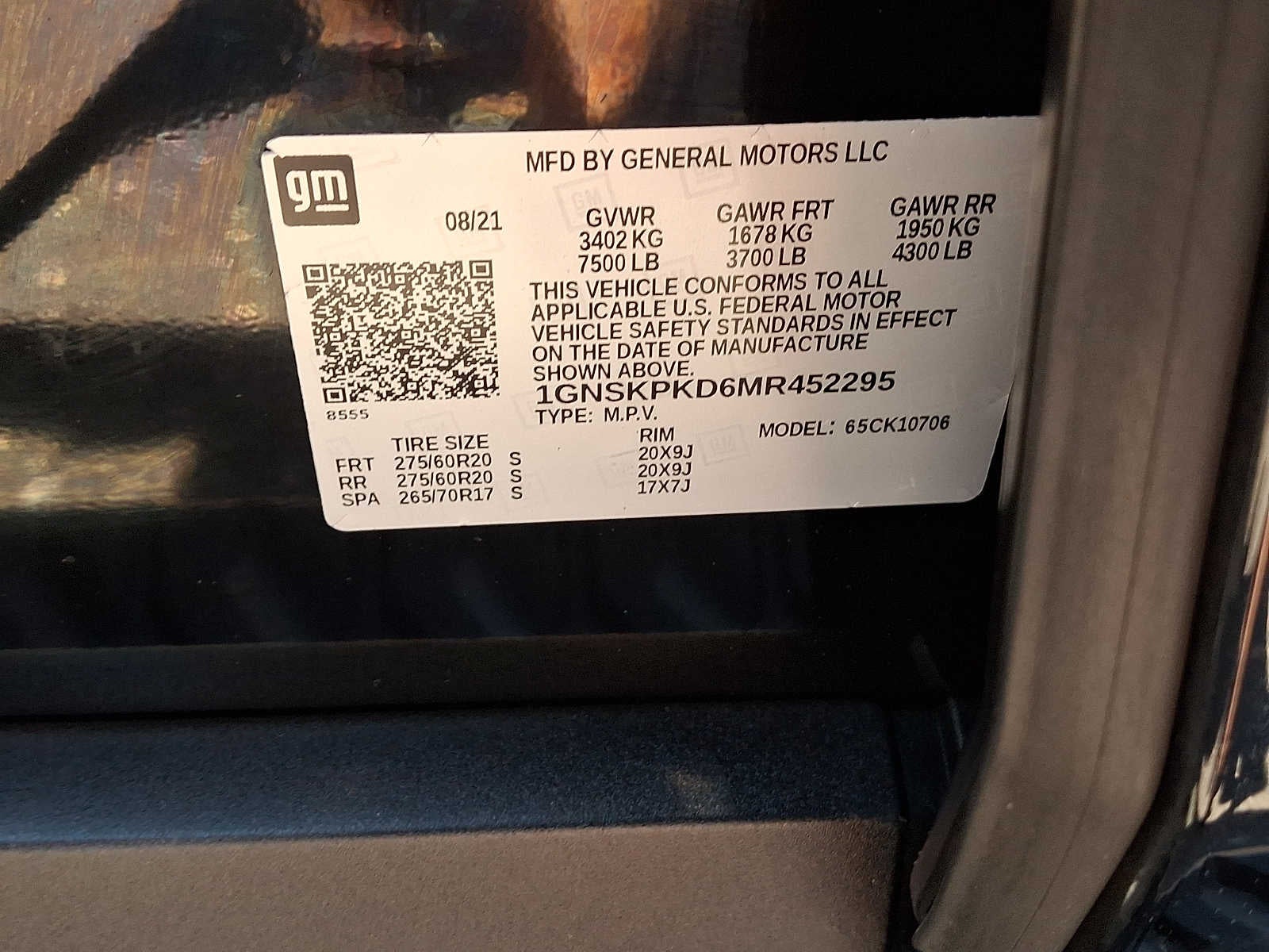 2021 Chevrolet Tahoe Z71