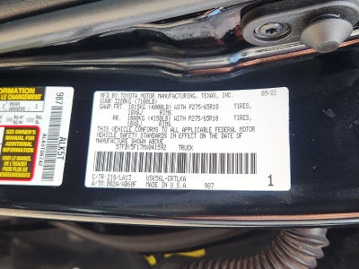 2021 Toyota Tundra 4WD Limited
