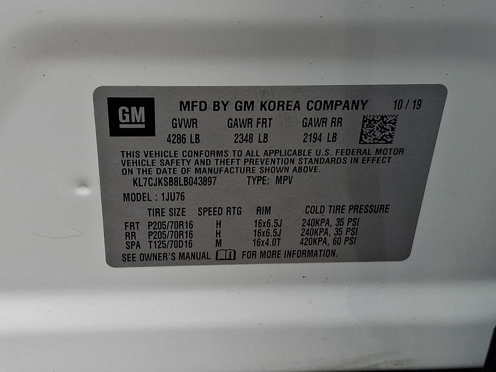 2020 Chevrolet Trax LS