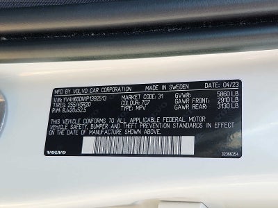 2023 Volvo XC60 Recharge Plug-In Hyb Plus Bright Theme